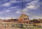 Alfred Sisley Meule sur les bords du Loing oil painting reproduction
